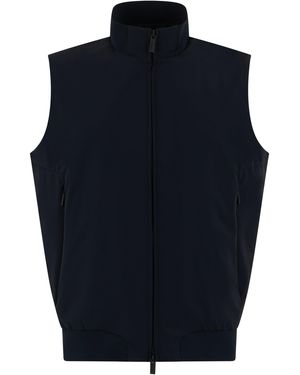 Rrd Sleeveless Vest With Zipper - Blue