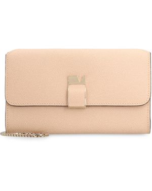 Valextra Clutch Nolo in pelle - Neutro