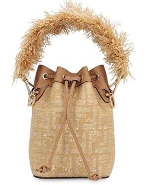 Fendi Mon Tresor Bucket Bag - Natural