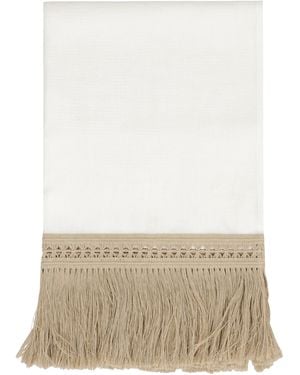 Max Mara Grammo Linen Stole - Natural