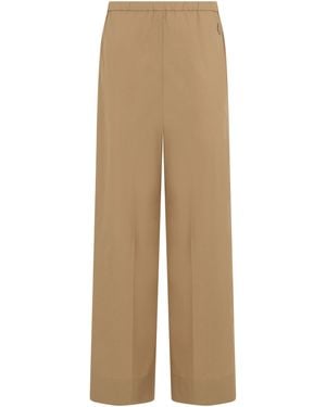 Moncler Pantaloni larghi in cotone - Neutro