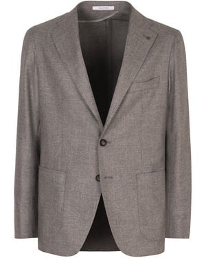 Tagliatore Single-Breasted Two-Button Jacket - Grey
