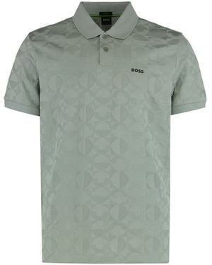 BOSS Cotton Polo - Green