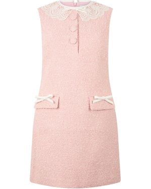 Self-Portrait Short Dress - Pink