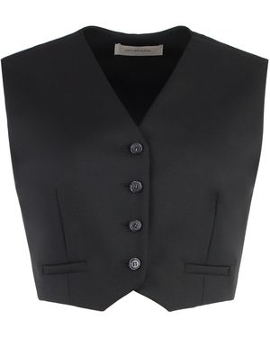 Sportmax Adesso Single-Breasted Vest - Black