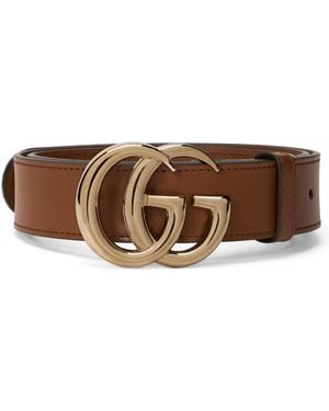 Gucci Marmont Belt - Brown