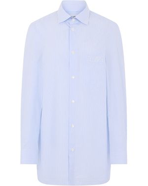 MM6 by Maison Margiela Long Sleeve Shirt With Buttons - White