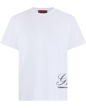 Gucci Printed T-Shirt - White