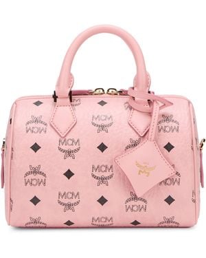 MCM Borsa Ella Boston - Rosa