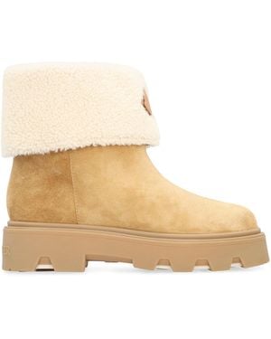 Moncler Aurea Ankle Boots - Natural