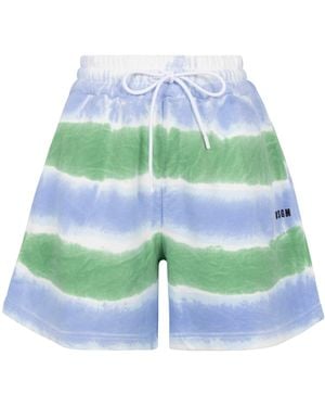 MSGM Shorts in cotone - Blu