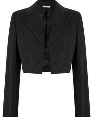McQueen Cropped Jacket - Black