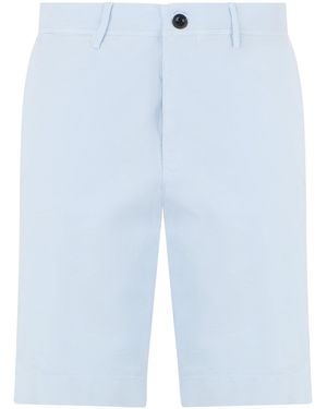 Slowear Short Cotton Bermudas - Blue