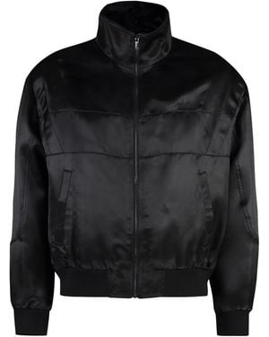 Saint Laurent Teddy Full Zip Jacket - Black