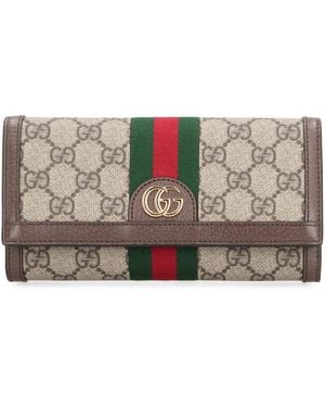 Gucci Ophidia Continental Wallet - Gray