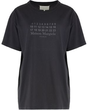 Maison Margiela Cotton Crew-Neck T-Shirt - Black