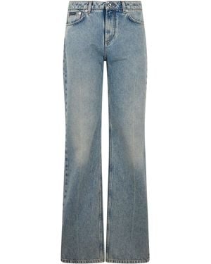Dolce & Gabbana High Waisted Flared Jeans - Blue