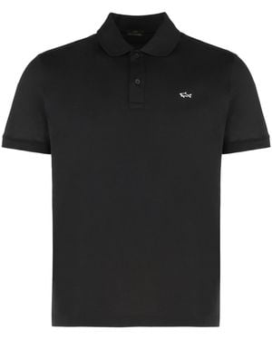 Paul & Shark Cotton Piqué Polo Shirt - Black