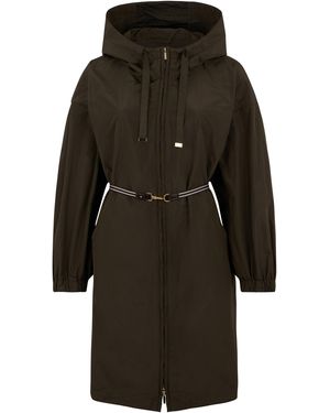 Max Mara S Max Mara Water-Repellent Taffeta Parka - Black