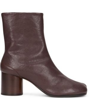 Maison Margiela Tabi Boots With Heel - Brown