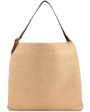 Orciani Todo Zanzibar Large Shoulder Bag - Natural