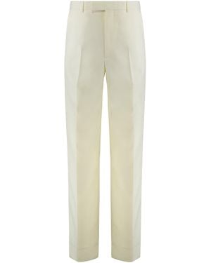 Gucci Silk Twill Pants - Natural
