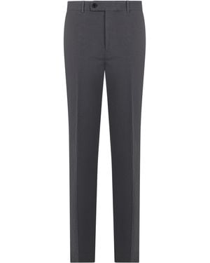 Slowear Slim Fit Cotton Blend Trousers - Blue