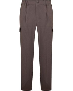 Herno Casual Trousers With Pockets - Brown