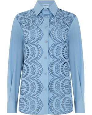 P.A.R.O.S.H. Cotton Shirt - Blue