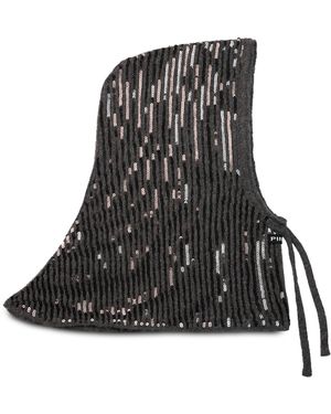 Pinko Balaclava con laccetti regolabili - Nero