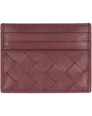 Bottega Veneta Portacarte in Intrecciato - Viola