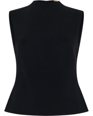 Cult Gaia Flared Tank Top - Black