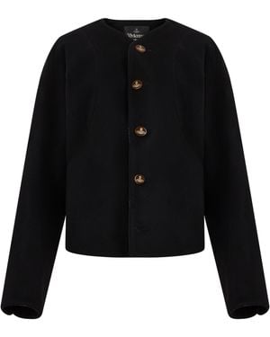 Vivienne Westwood Cardigan With Buttons - Black