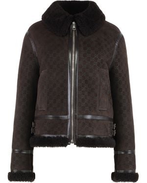 Gucci Leather Jacket - Black