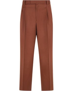 BOSS Pleated Pants - Brown