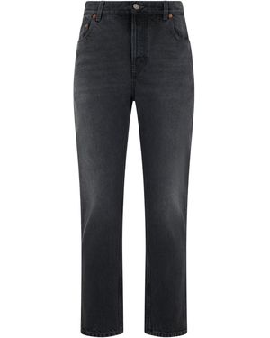 Saint Laurent Straight Leg Jeans - Blue