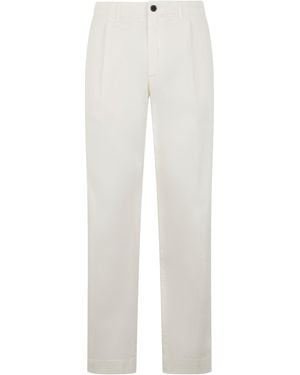 Slowear Straight Fit Trousers - White