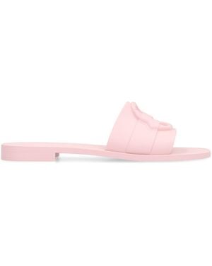 Moncler Mon Slides - Pink