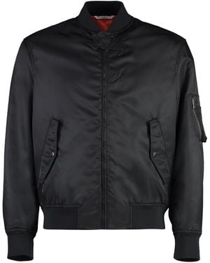 Valentino Garavani Nylon Bomber Jacket - Black