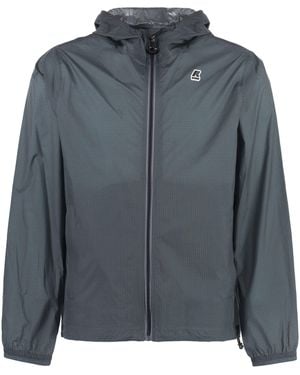 K-Way Cleon Hooded Nylon Jacket - Gray