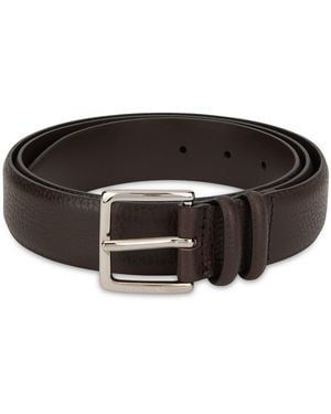 Orciani Leather Belt - Black
