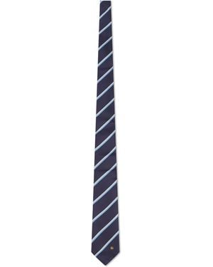 Gucci Silk Jacquard Tie - Blue