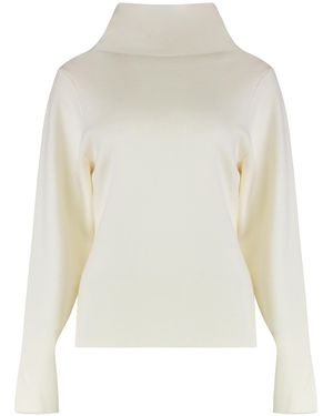 P.A.R.O.S.H. Sweater With Turtleneck - White