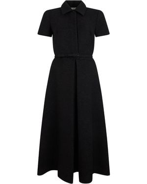 Fendi Long Dress With Belt - Black