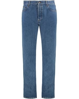 Burberry Mid Rise Jeans - Blue