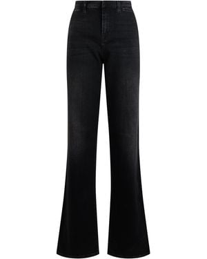Gucci Denim Cotton Palazzo Jeans - Black