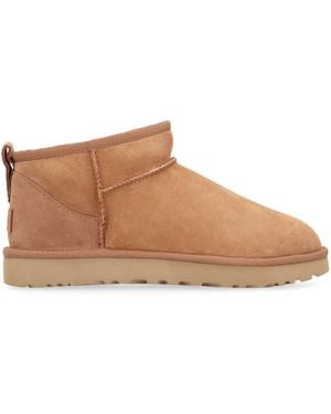 UGG Classic Ultra Mini Ankle Boots - Brown
