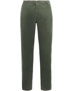 Aspesi Low-Top Corduroy Trousers - Green