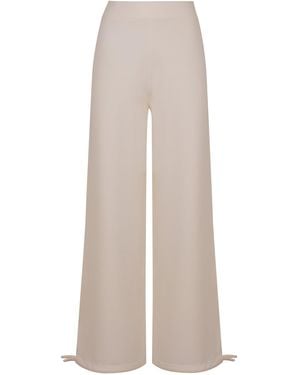 Max Mara Nigeria Wool Trousers - White