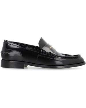 Alexander Wang Carter Patent Leather Loafers - Black